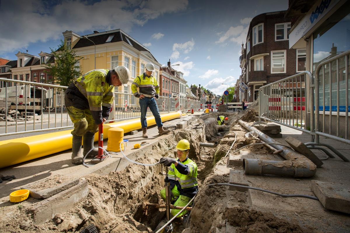 Werkzaamheden aan het energienetwerk voor Enexis